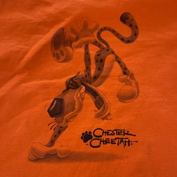Vintage Chester Cheetah Promotional T-Shirt: Cheetos: Frito-Lay: Adult Large - Picture 2 of 3
